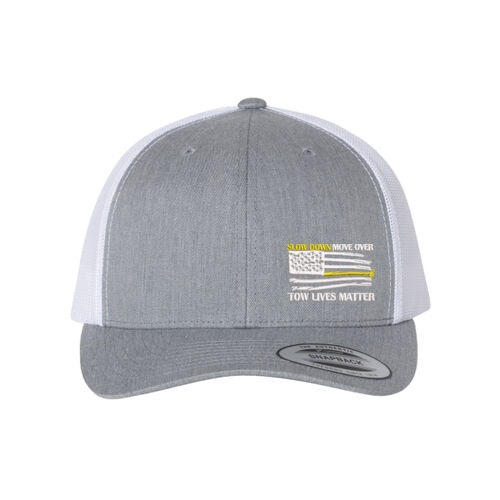 Tow Trucks for Kids - Six-Panel Retro Trucker Cap Thumbnail